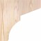 Ekena Millwork Monterey Smooth Corbel, Douglas Fir, 5 1/2"W x 12"D x 12"H COR06X12X12MON00SDF - alternate 3